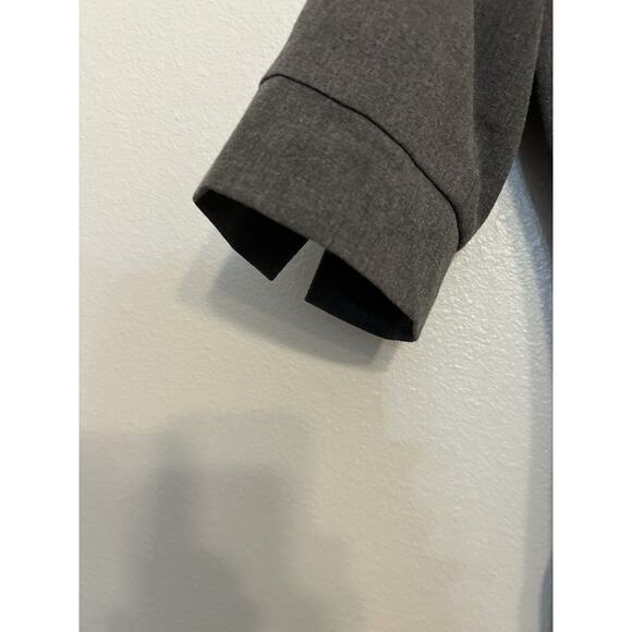 VTG Venus Gray Double Breasted Tuxedo Dress Coat 90s Airline Stewardess Preppy 6 - Picture 9 of 10